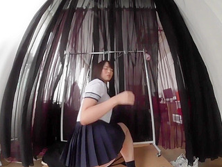 Tokyo University Girl 'Fucks' Wild with Lewd Locker Room Tease, Hidden Camera, and Horny Tits/Thong