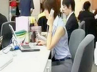 Fucking an Asian Beauty in the Tokyo Office Xtra XXX Nippon Sex