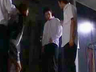 Sex-crazed teen gangbanged in a basement & loving it